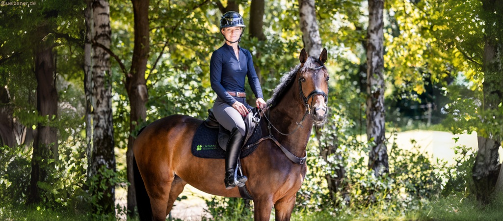 Julia Krajewski und ihr Pferd Nickel.